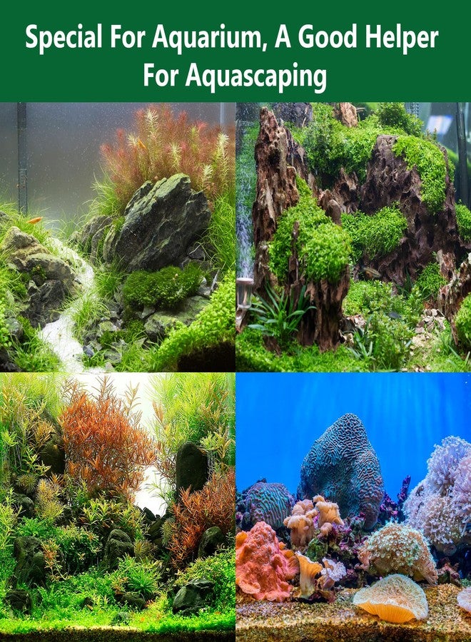 Hygger CO2 Aquarium Glue, Clear Coral Glue for Plants, Rocks, Moss, Coral, Stone, Wood - Quick Drying, Fish Safe, Freshwater & Saltwater Aquascaping - 5g (2PCS) - Image 5